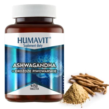 Humavit - Ashwagandha + Drożdże piwowarskie 150 tabletek
