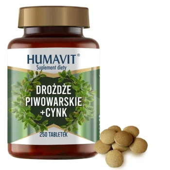 Humavit® Drożdże piwowar kie + Cynk (250 tab.)