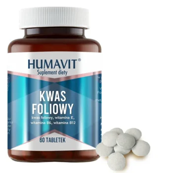 Humavit ® Kwa  foliowy + witaminy B6, B12, E - Humavit
