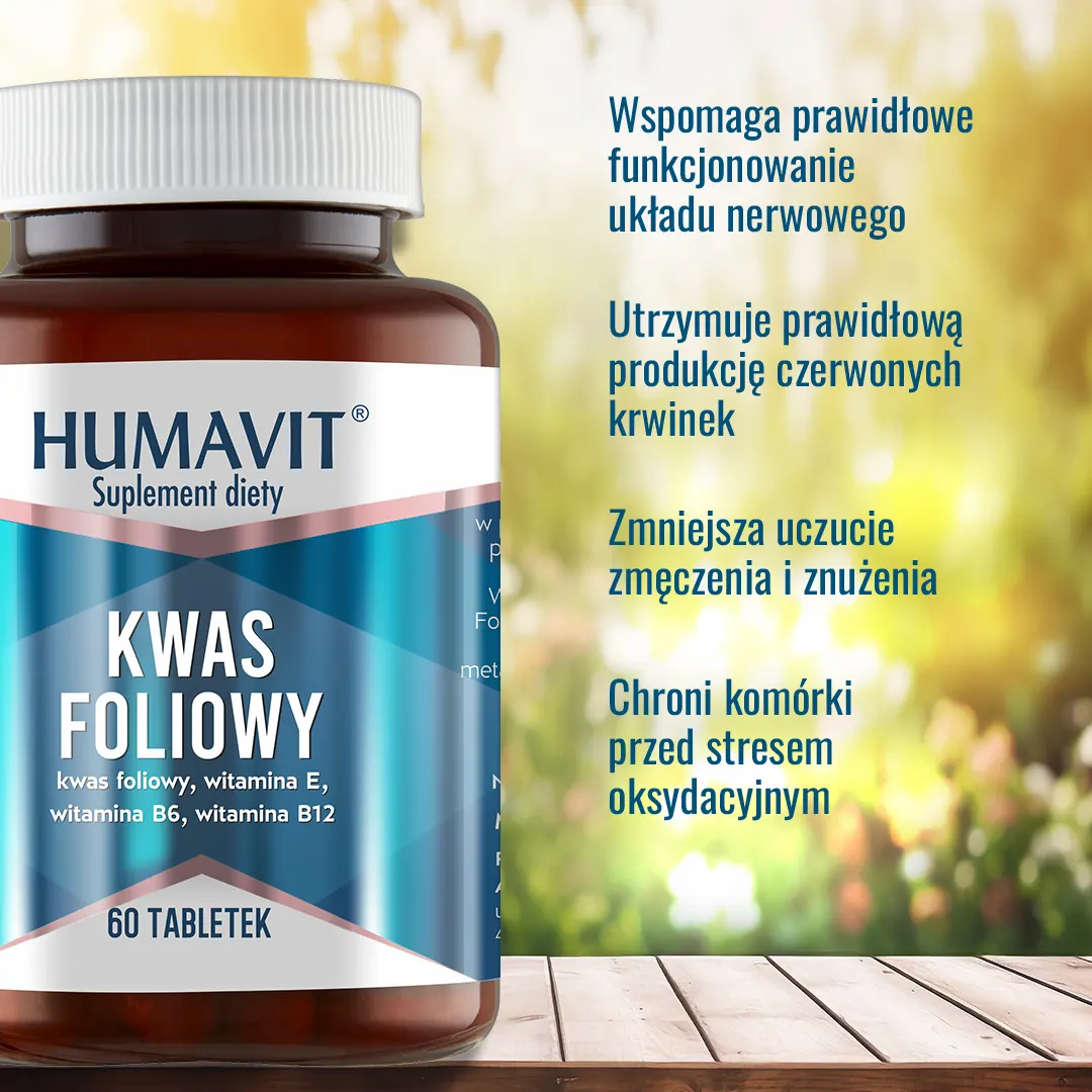 Humavit ® Kwa foliowy + witaminy B6, B12, E - Humavit - obrazek 3