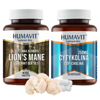 Ze taw Humavit® KONCENTRACJA Cytykolina + Lion'  Mane(2)